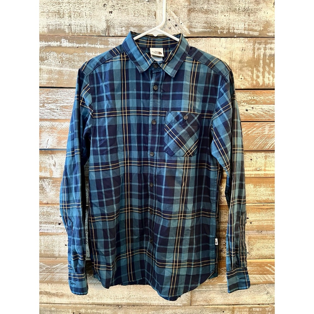 The North Face long sleeved flannel‎ mens small shirt